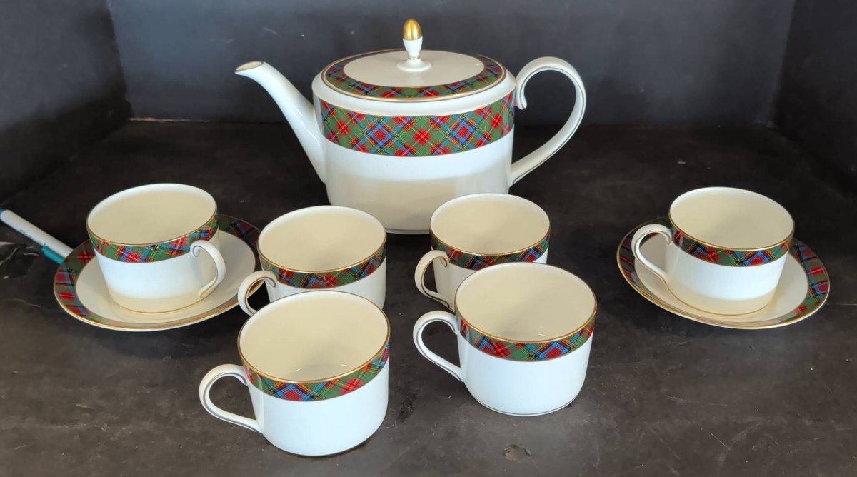 Ralph Lauren Wedgwood Highland Teapot Set