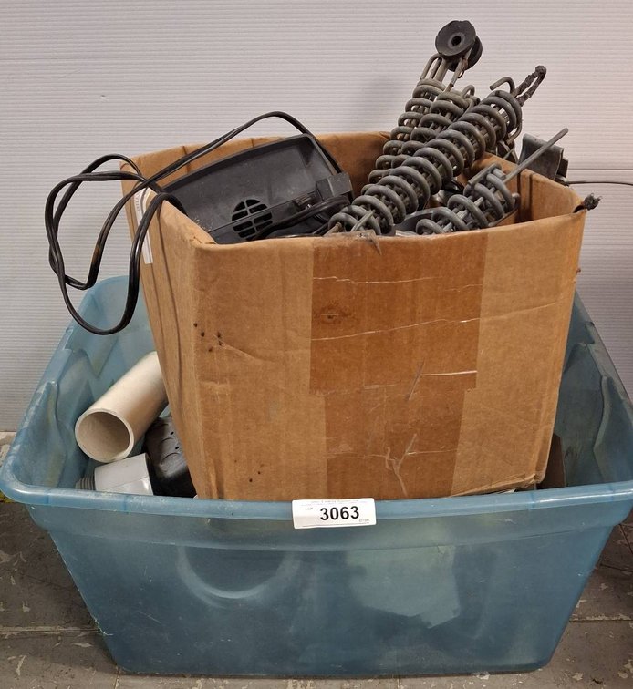 Electrical PVC Parts and Schumacher Charger