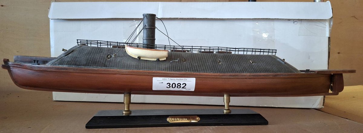 Berkeley Designs CSS Virginia 1862 Model Ship
