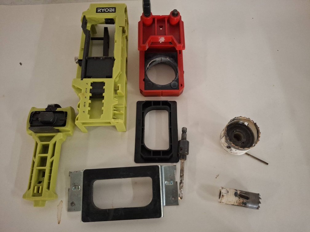 Ryobi Door Lock Installation Kit With Accessories