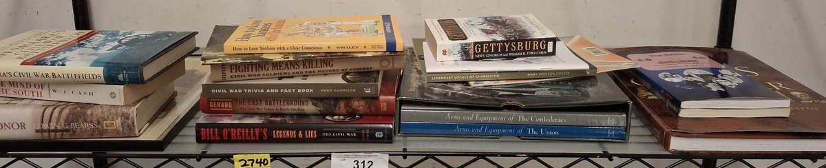 Civil War Books & Framed 11x14 Coca-Cola Ad Lot