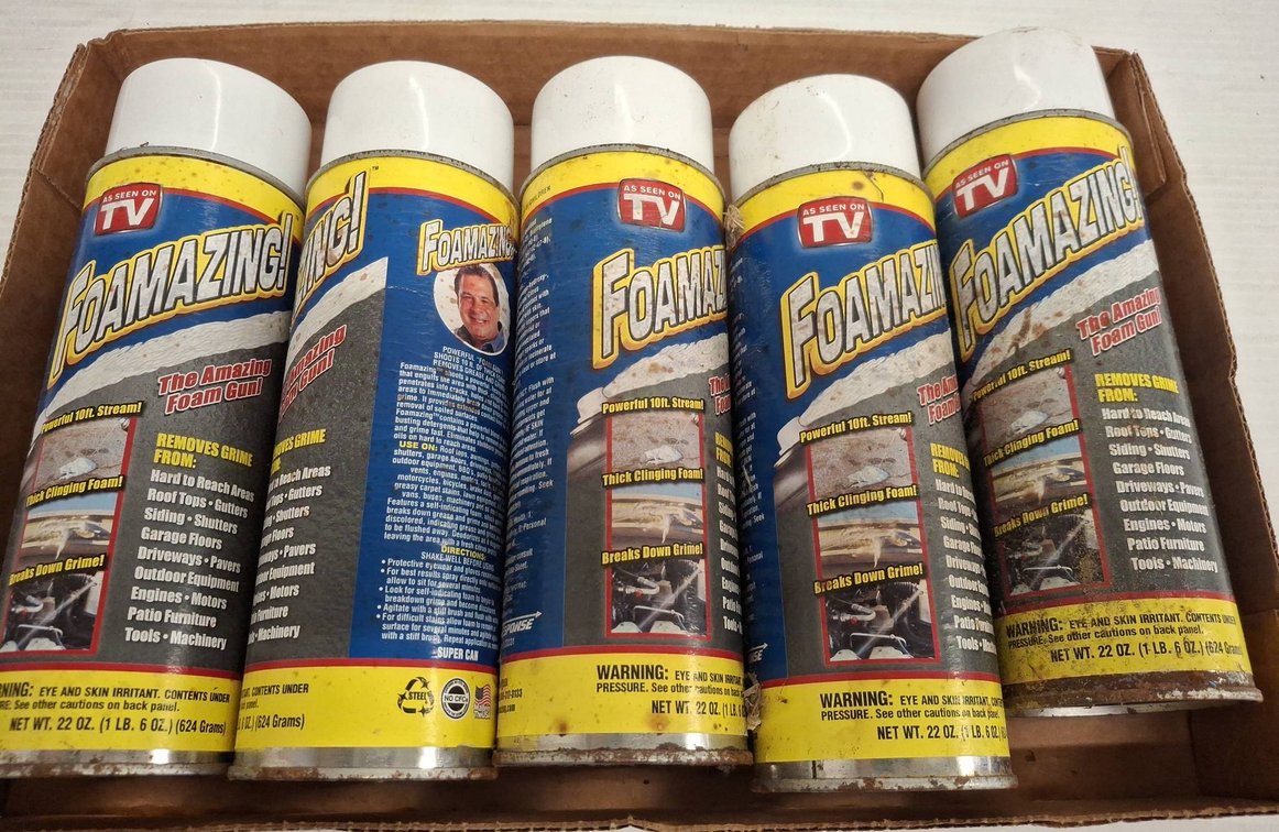 Foamazing! Foaming Cleaner 22 oz Cans, Qty 5