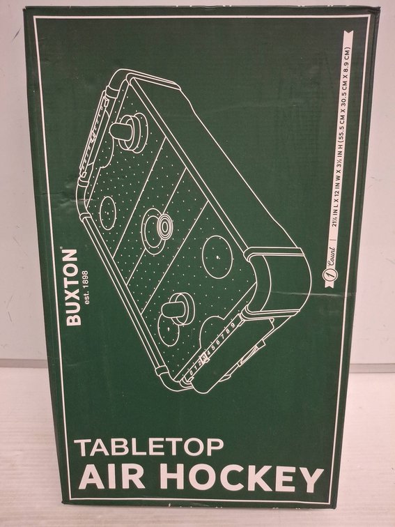 Buxton Tabletop Air Hockey Game Set