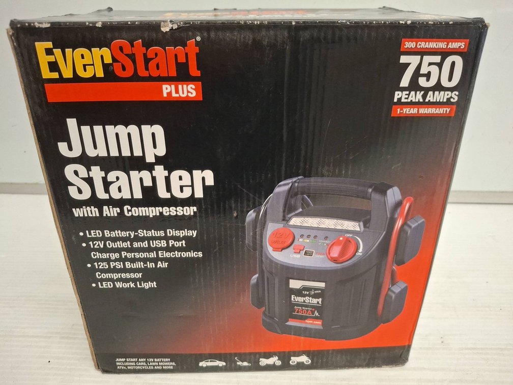 EverStart Plus Jump Starter w/ Air Compressor