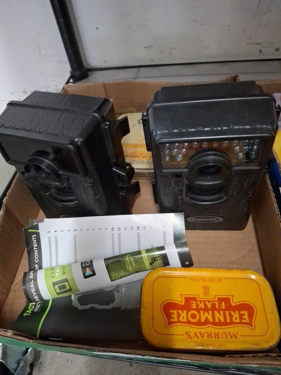 Trail Cameras and Tobacco Tins