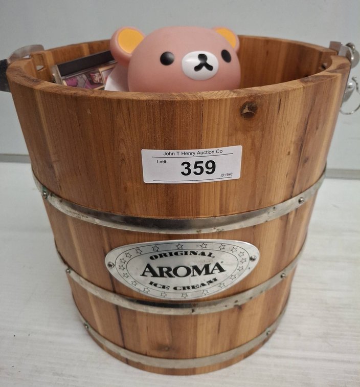 Aroma Ice Cream Wood Bucket With Toys And CDs
