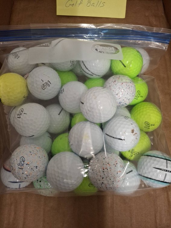 Bag of Assorted Vice Golf Balls