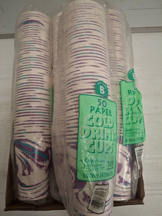 4 Packs Chinet 16 oz Paper Cold Drink Cups