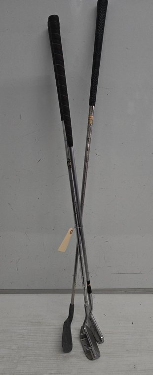 3 Assorted Golf Clubs Dunlop & Knight