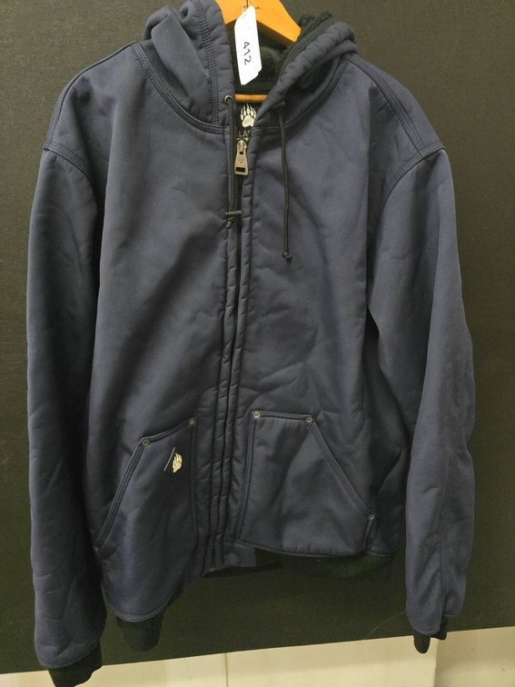 Alaskan Hardgear XL Tall Navy Hooded Jacket