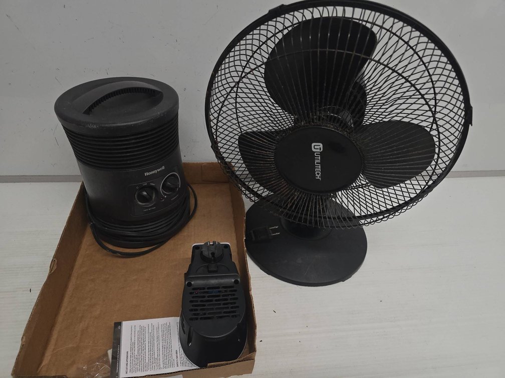 Honeywell Heater, Utilitech Fan, Mini Heater, Remote