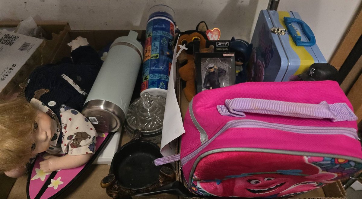 Kids Character Lunch Boxes, Toys & Drinkware Lot