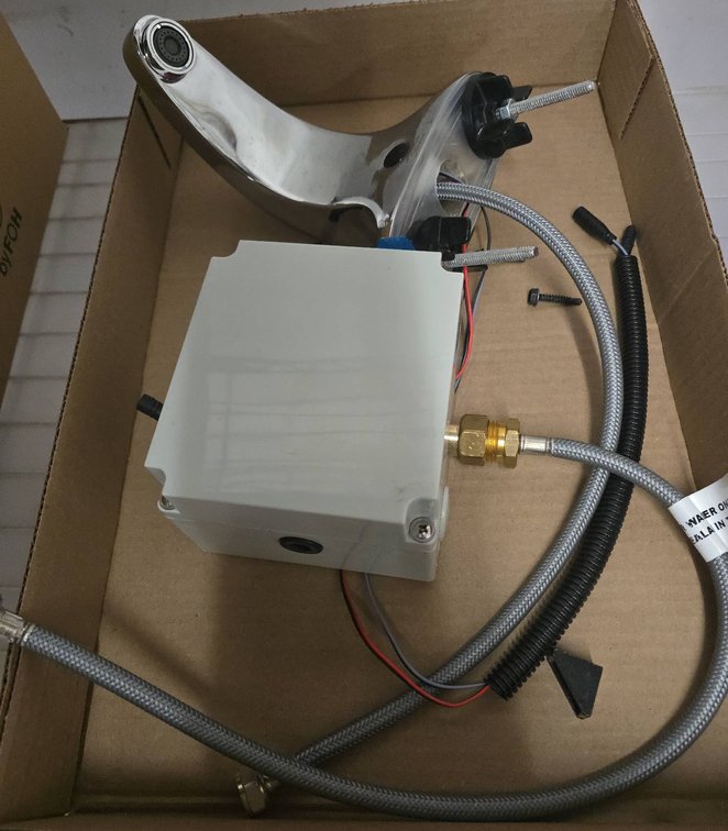 Touchless Faucet with Control Box Assembly