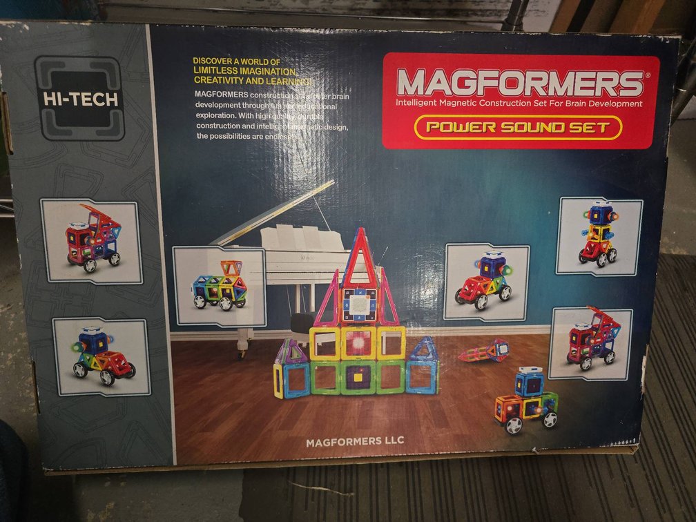 Magformers Power Sound Set 59 Piece Magnetic Toy