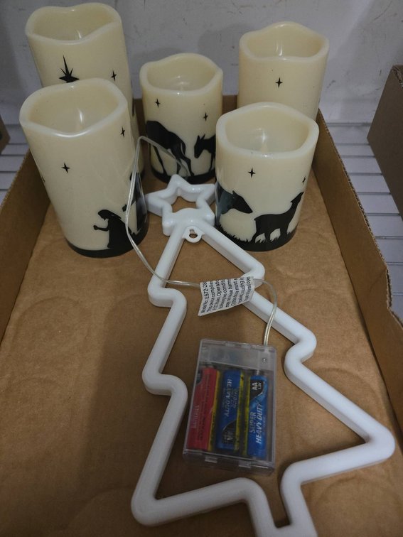 LED Candles With Animal Silhouettes