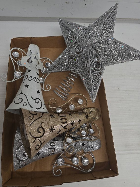 Glitter Christmas Tree Toppers
