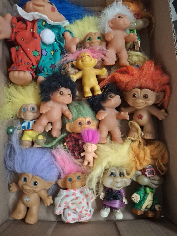 Vintage Troll Dolls, 15 Pieces
