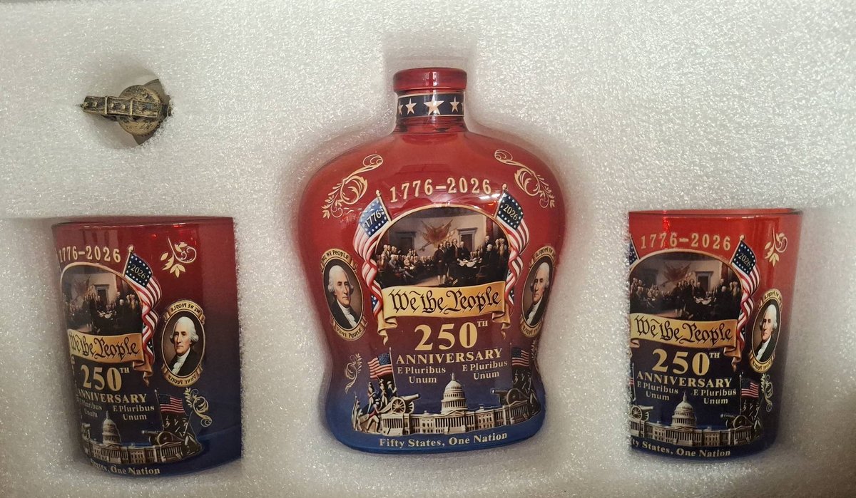 250th Anniversary Decorative Decanter Set