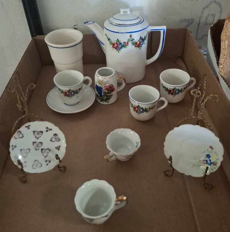 Miniature Porcelain Tea Set