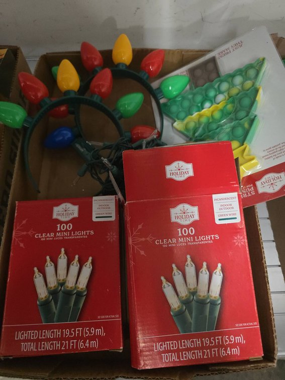 Holiday Time Mini Lights & Accessories Lot