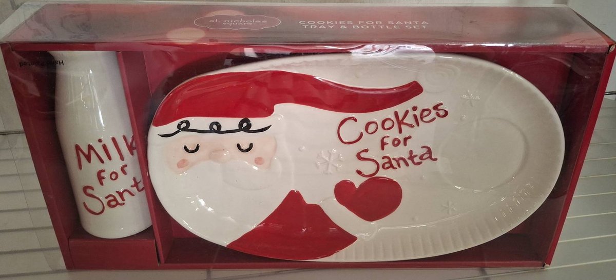 St. Nicholas Square Cookies for Santa Set
