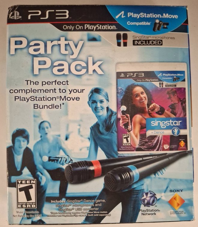PS3 SingStar Dance Party Pack Bundle