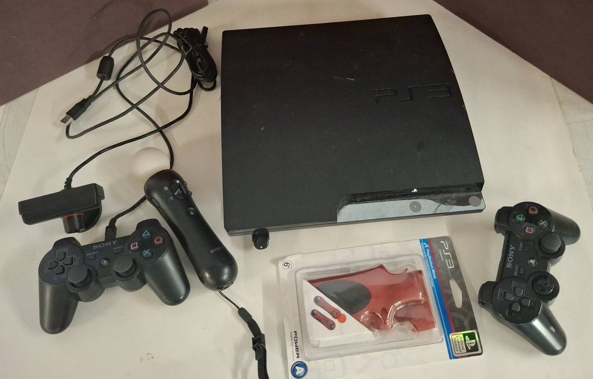 Sony PS3 Slim CECH-2501B Console with Controllers