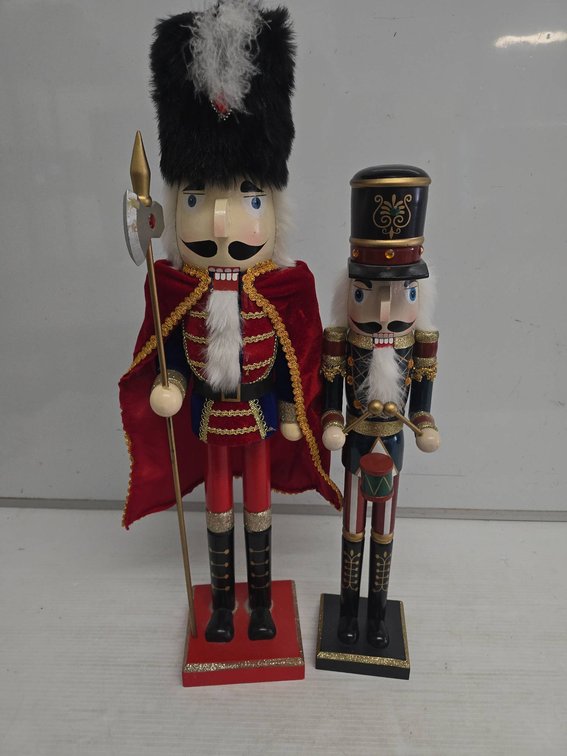 Wooden Nutcracker Soldiers with Accessories