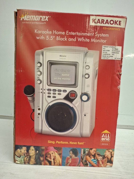 Memorex Karaoke System with 5.5" Monitor