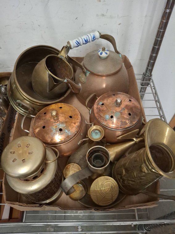 Copper and Brass Kitchenware