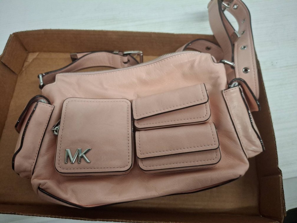Michael Kors Pink Crossbody Bag with Pockets