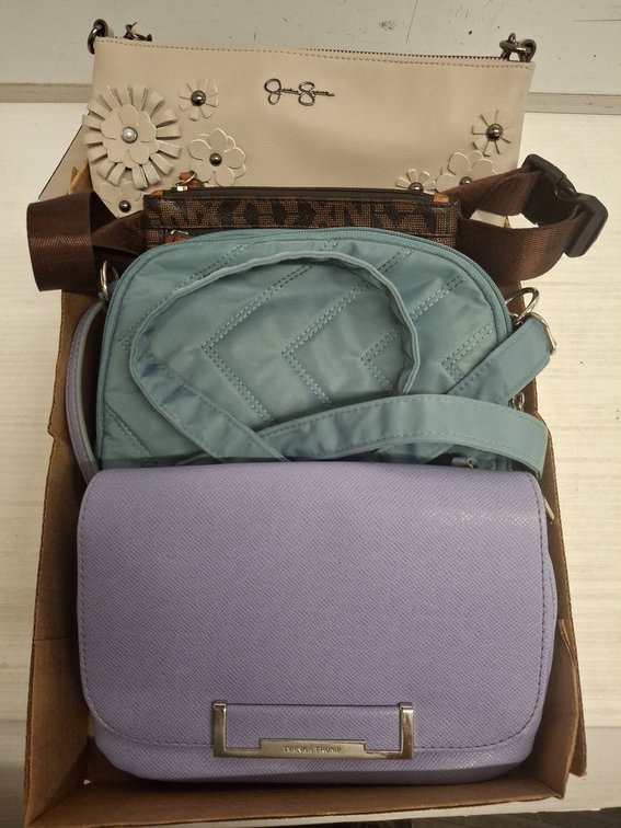 4 Assorted Crossbody Bags With Brands