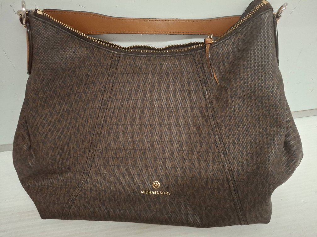 Michael Kors Brown Monogram Shoulder Bag