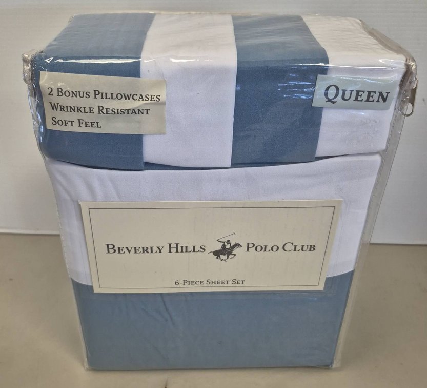Beverly Hills Polo Club 6-Piece Queen Sheet Set