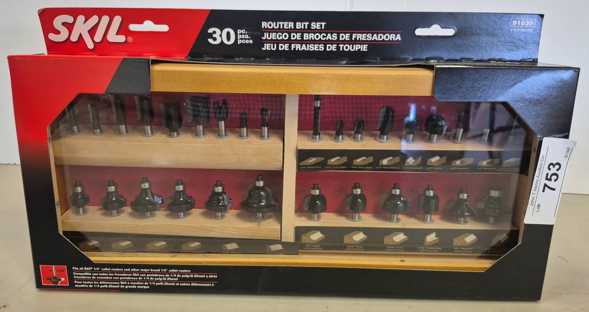 Skil 30-Piece Router Bit Set Model 91030