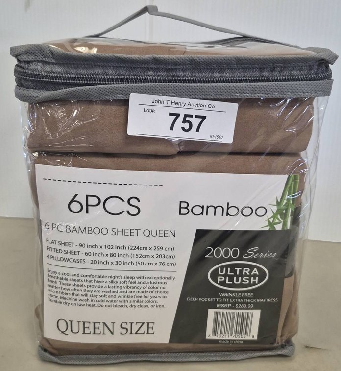 6 Pc Bamboo Queen Sheet Set Ultra Plush