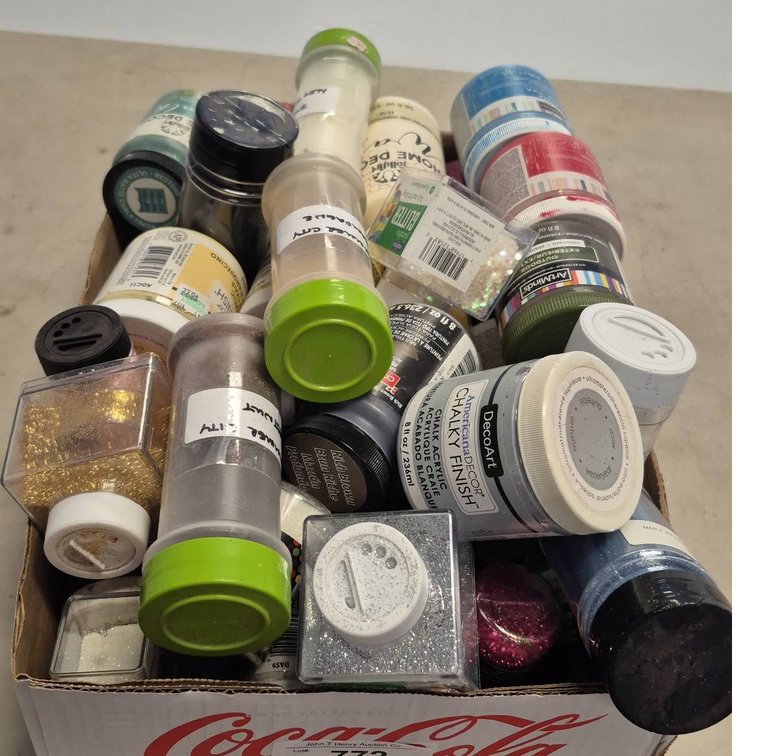 Chalk Paints, Wax, and Glitter Lot