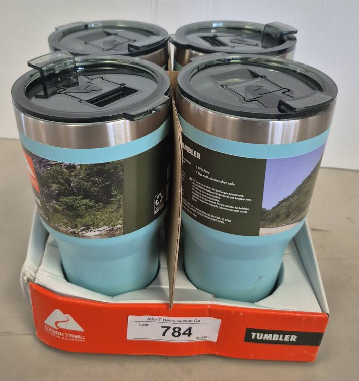 Ozark Trail Tumblers 4-Pack, Stainless Steel