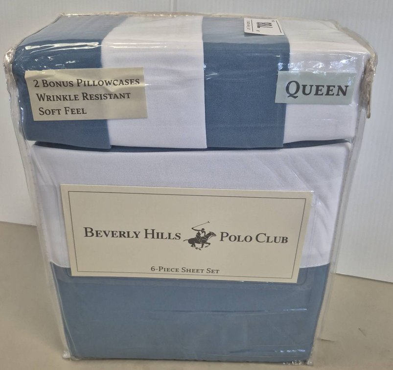 Beverly Hills Polo Club Queen 6-Piece Sheet Set