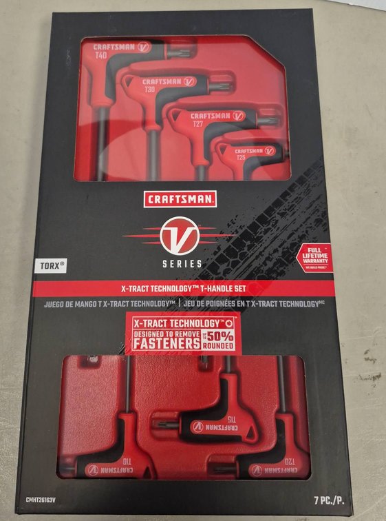 Craftsman V Series 7-Pc T-Handle Torx Set