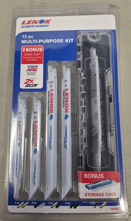 Lenox 13pc Multi-Purpose Saw Blade Kit