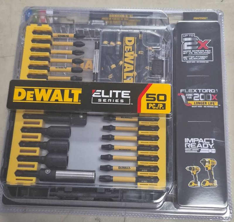 DEWALT Elite Series 50 Piece Bit Set