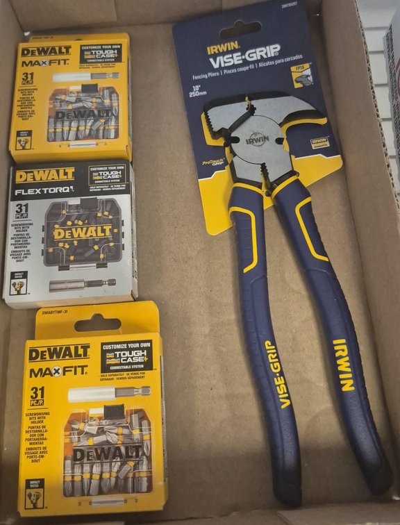 DEWALT Screwdriving Sets & IRWIN Vise-Grip Pliers