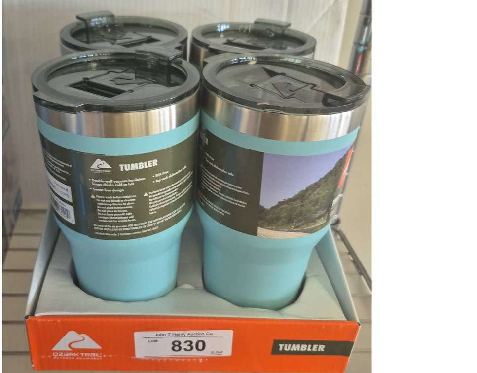 Ozark Trail 4-Pack 30oz Tumbler Aqua Blue