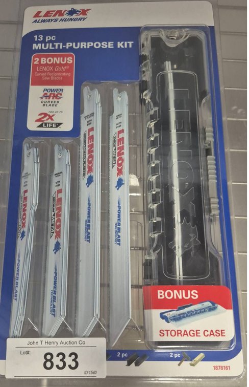 Lenox 13pc Multi-Purpose Blade Kit & Storage Case