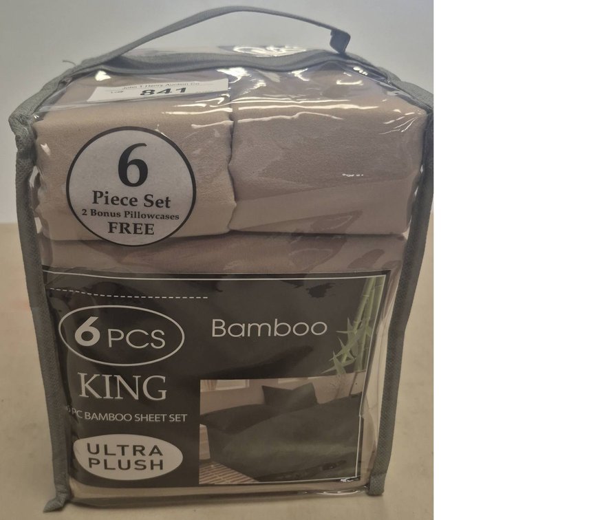 King 6 Pc Bamboo Ultra Plush Sheet Set
