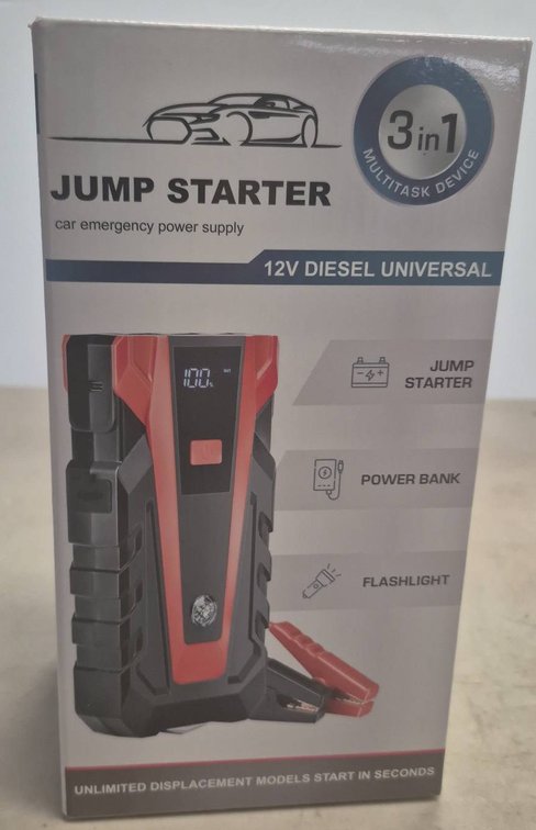 3-in-1 12V Diesel Universal Car Jump Starter