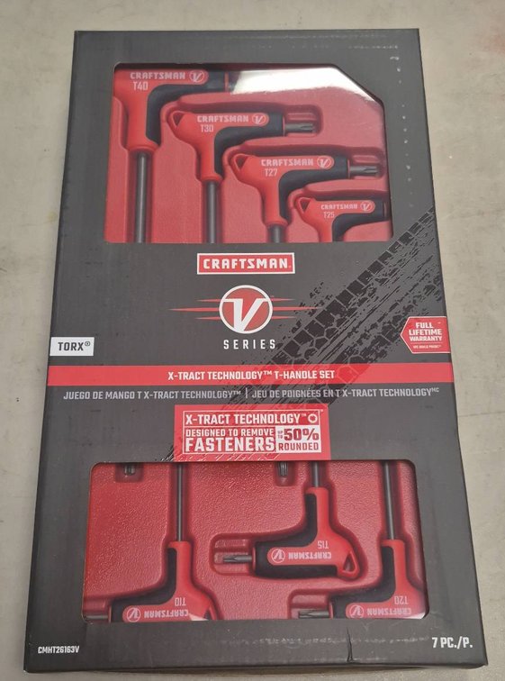 Craftsman 7 Pc. Torx T-Handle Set V-Series