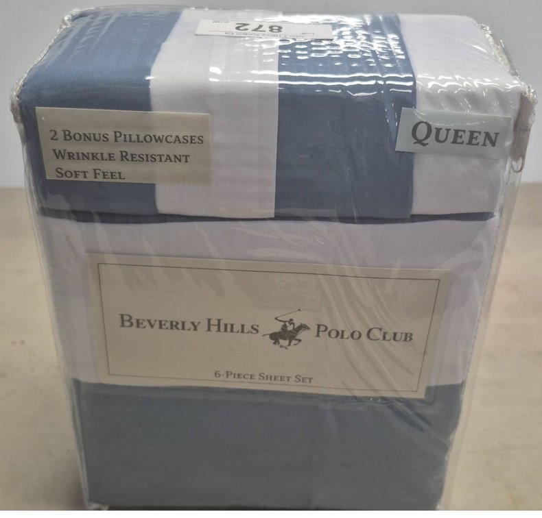 Beverly Hills Polo Club Queen Sheet Set