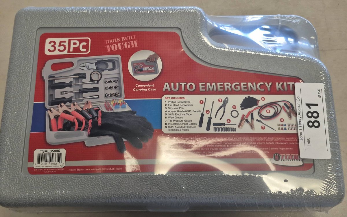 Tool Solutions 35pc Auto Emergency Kit in Case